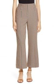 Tory Burch Plaid Bootcut Pants   Nordstrom at Nordstrom